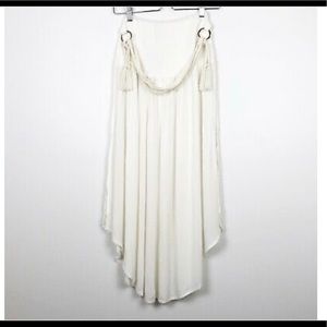 Lost in lunar off white skirt